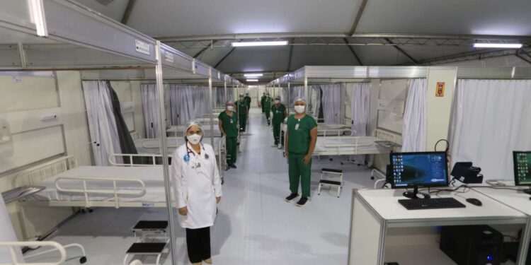 50 novos leitos são entregues durante inauguração do Hospital de Campanha no HRC