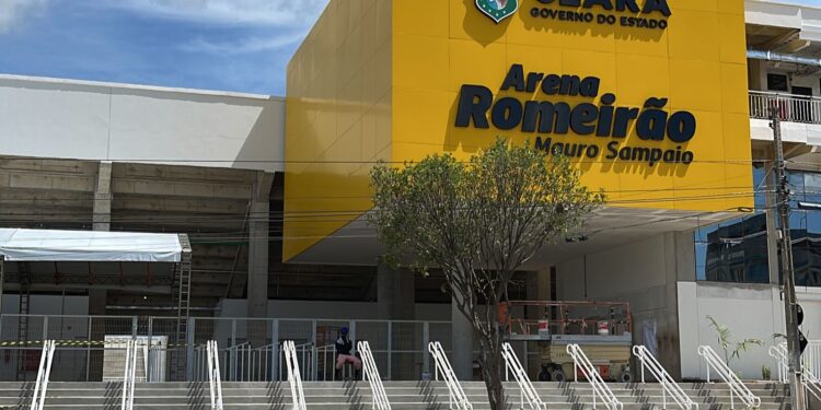 Privado: Arena Romeirão recebe últimos preparativos para inauguração; saiba como trocar ingressos