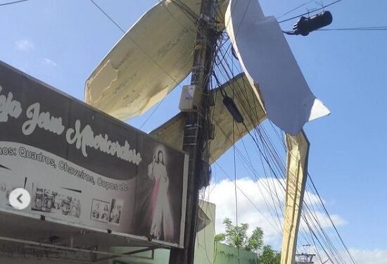 Após chuvas, Teleférico do Horto tem parte da estrutura levada pelo vento; veja fotos