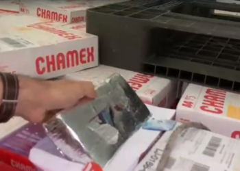 PF apreende 105kg de cocaína no Terminal de Cargas do Aeroporto de Fortaleza/CE