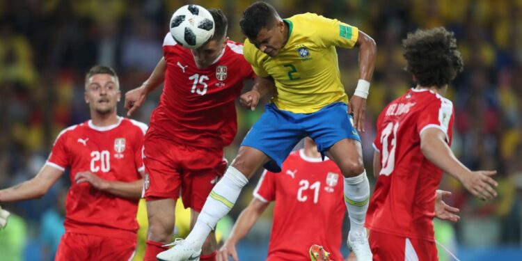 Brasil x Sérvia se encaram pela sexta vez em Copa do Mundo