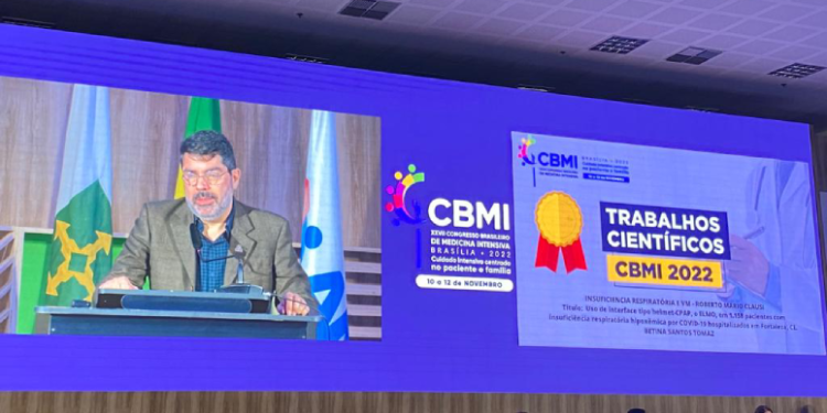 Capacete Elmo é premiado no Congresso Brasileiro de Medicina Intensiva em Brasília