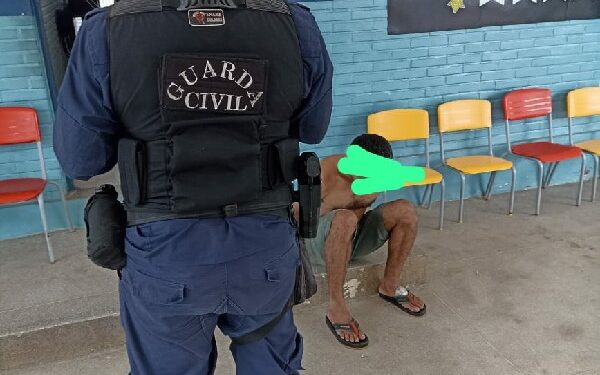 GCM do Crato efetua prisão de homem que furtava merenda escolar