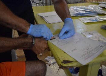 Pefoce realiza coleta de DNA em presos das unidades prisionais da Região do Cariri