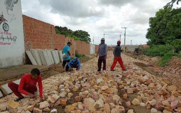 Programa Caminhos do Crato intensifica obras nos bairros Sossego e Nossa Senhora de Fátima