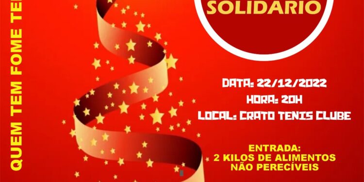 Natal Musical Solidário acontecerá no Crato Tênis Clube com mais de 20 profissionais da música