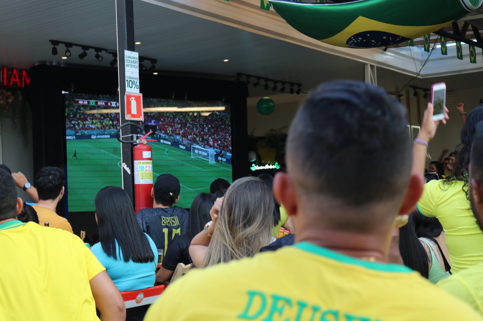 Brasil x Sérvia: fotos da torcida e do jogo pela Copa do Mundo