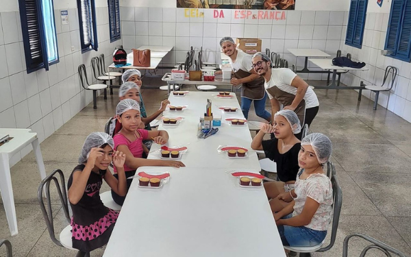 Cozinha Comunitária do Horto promove oficina para crianças