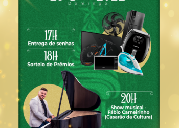 Encerramento do Natal de Fé e Tradição terá show de Fábio Carneirinho neste domingo (25)