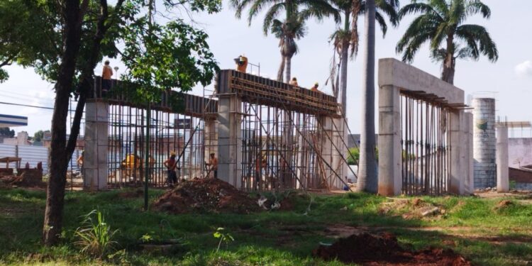 Obras no Parque da Cidade de Barbalha chegam a 40% de execução