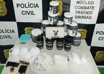 Dupla em posse de três quilos de drogas e munições é presa em flagrante pela Polícia Civil em Juazeiro do Norte