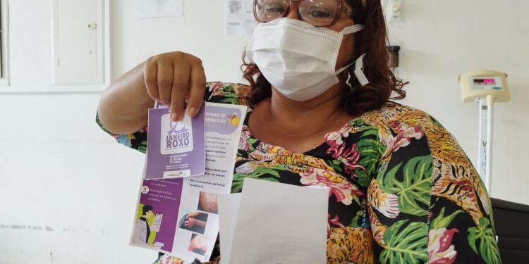 Janeiro Roxo: Secretaria de Saúde realiza atividades de conscientização sobre hanseníase
