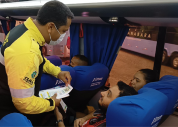 Detran-CE realiza operação “Tô de cinto, tô seguro” em rodoviárias