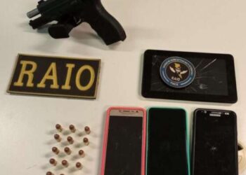 Adolescente em posse de pistola e munições é detido pelo CPRaio da PMCE em Iguatu