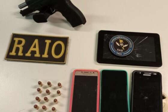 Adolescente em posse de pistola e munições é detido pelo CPRaio da PMCE em Iguatu