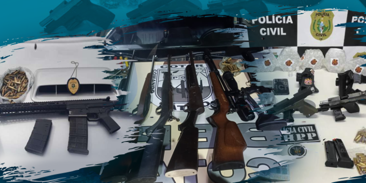 Forças de Segurança do Ceará apreendem 565 armas de fogo em janeiro