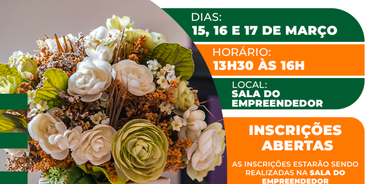 Barbalha abre inscrições para curso de Arranjo Floral com EVA