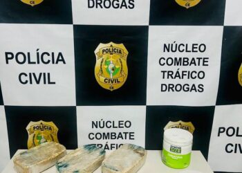 Casal é preso em posse de 3 kg de crack durante ação da PC-CE em Barbalha