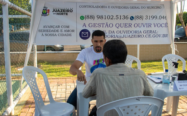 Juazeiro do Norte: Ouvidoria Itinerante chega ao bairro Aeroporto