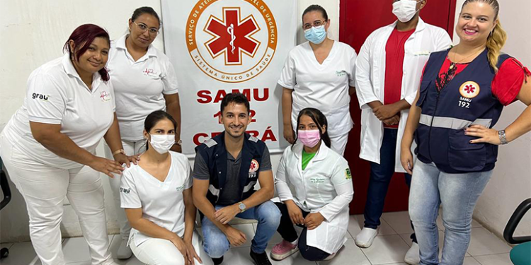 Estudantes conhecem o funcionamento do Samu 192 Ceará em Juazeiro do Norte