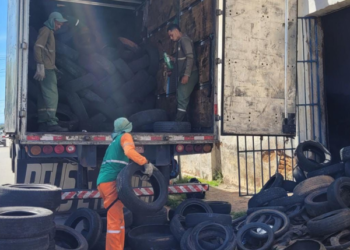 Juazeiro do Norte encaminha mais 13 toneladas de pneus para a reciclagem