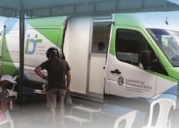 Unidade Móvel do SINE/IDT realiza atendimento à população do Crato em parceria com a Prefeitura