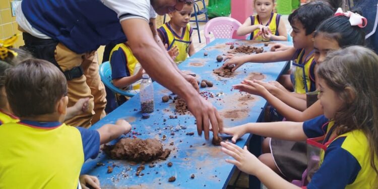 SAAEC realiza estação ambiental no Colégio Eldorado em parceria com a ONG Biodiverse