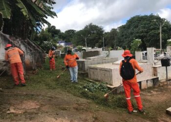 Crato: Cemitério público recebe mutirão de limpeza