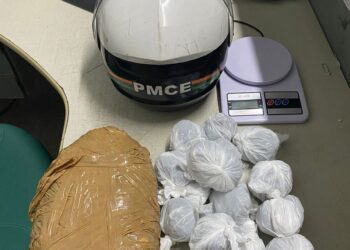 Motopatrulhamento da PMCE apreende entorpecentes durante ação em Juazeiro do Norte
