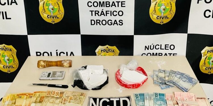PC-CE captura mulheres suspeitas de tráfico e apreende mais de 600 g de cocaína no Cariri