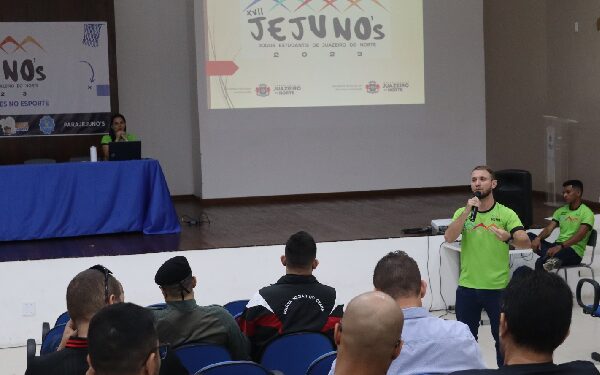 Comissão central organizadora dos JEJUNOs 2023 apresenta regulamento dos jogos