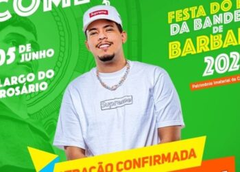 Show de Felipe Amorim marca programação da Festa de Santo Antônio, nesta segunda-feira (5)
