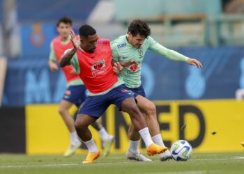 Seleção treina com o grupo quase completo