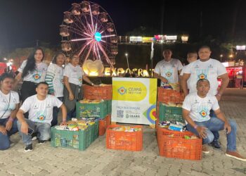 ExpoCrato e Ceará Sem Fome arrecadam mais de uma tonelada de alimentos não perecíveis