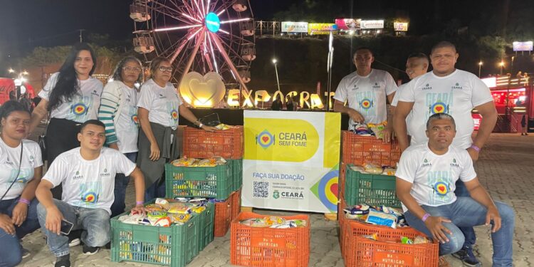 ExpoCrato e Ceará Sem Fome arrecadam mais de uma tonelada de alimentos não perecíveis