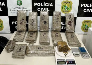 Polícia Civil captura trio e apreende 10 kg de entorpecentes em Juazeiro do Norte