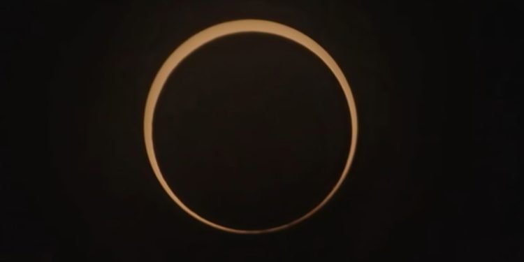 Eclipse anular do Sol é observado no Norte e Nordeste do Brasil