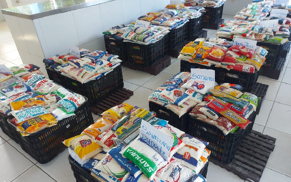 Juazeiro do Norte: Banco de Alimentos entrega mais de uma tonelada em doações