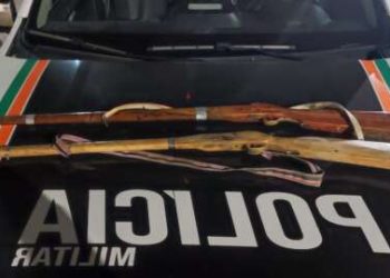 Suspeito é preso em flagrante por posse irregular de arma de fogo e ameaça em Santana do Cariri