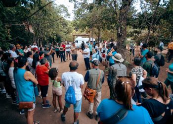 SAAEC realiza ação de conscientização nos seus 60 anos, com o Percorrendo a Chapada