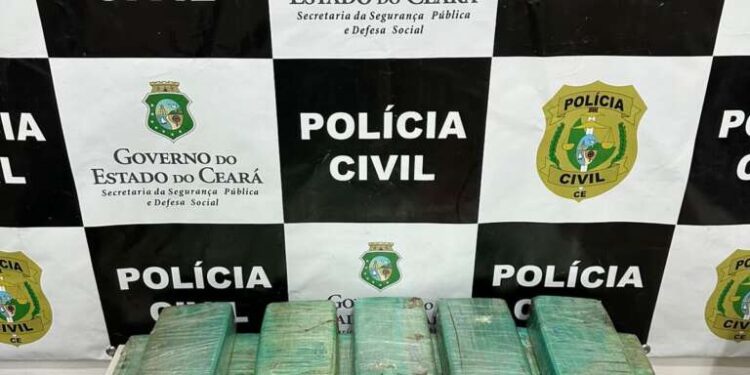 Casal em posse de 16,4 kg de drogas é preso em flagrante pela PCCE em Juazeiro do Norte