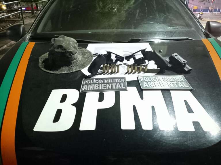 Trio em posse de armas e munições é preso pela PMCE durante vaquejada em Barbalha