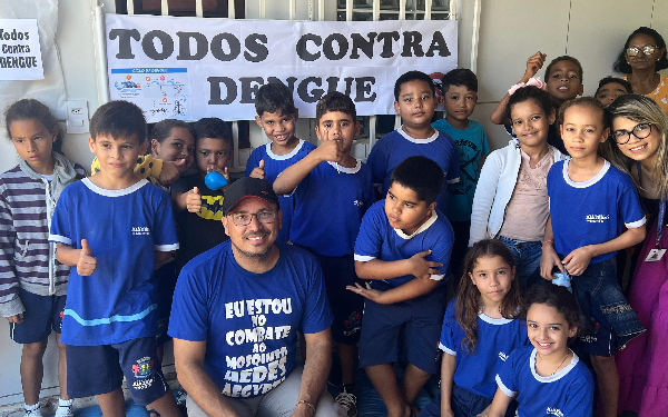60 escolas serão contempladas com ações de conscientização sobre o Aedes Aegypti