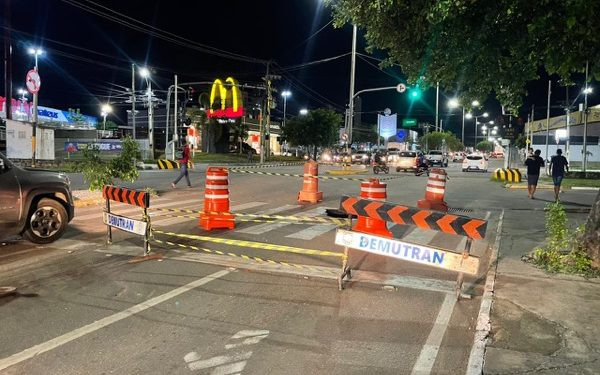Juazeiro do Norte: Seinfra interdita via para manutenção