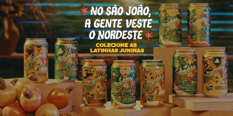 Cajuína São Geraldo lança latinhas temáticas de São João em homenagem aos estados nordestinos