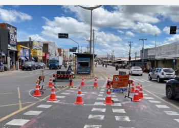 Projeto para instalação de rotatória segue em execução