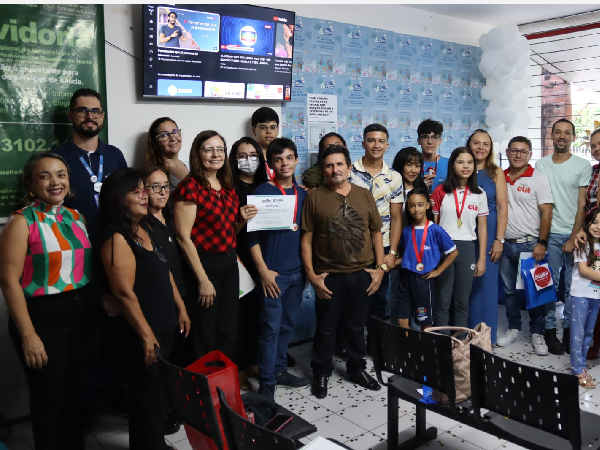 Estudantes participam de premiação do 16º concurso de frases e desenhos do Hemoce