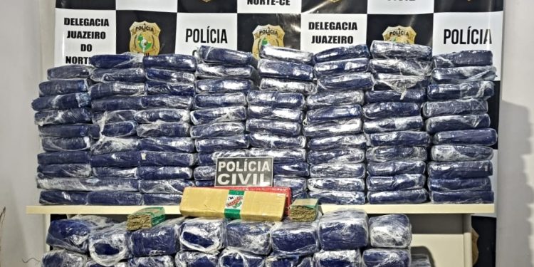 Polícia Civil apreende 379 tabletes de maconha que tinha como destino à Região do Cariri