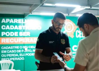 Polícia Civil promove orientações ao público com estandes do “Meu Celular” durante festejos no Ceará