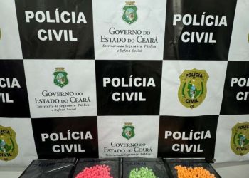 Com informações da Coin/SSPDS, PCCE prende mulher em posse de 1.528 comprimidos de ecstasy no Cariri